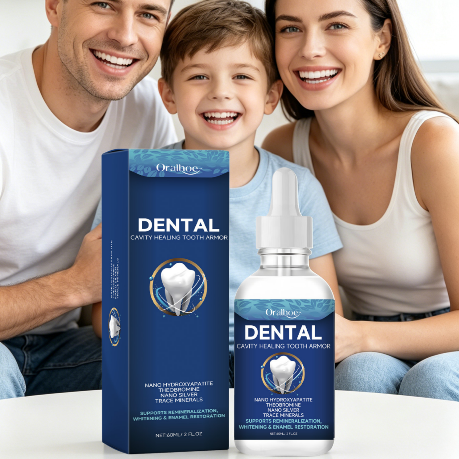 Teeth Whitening Natural - Oralhoe Dental Care Serum Teeth Whitening