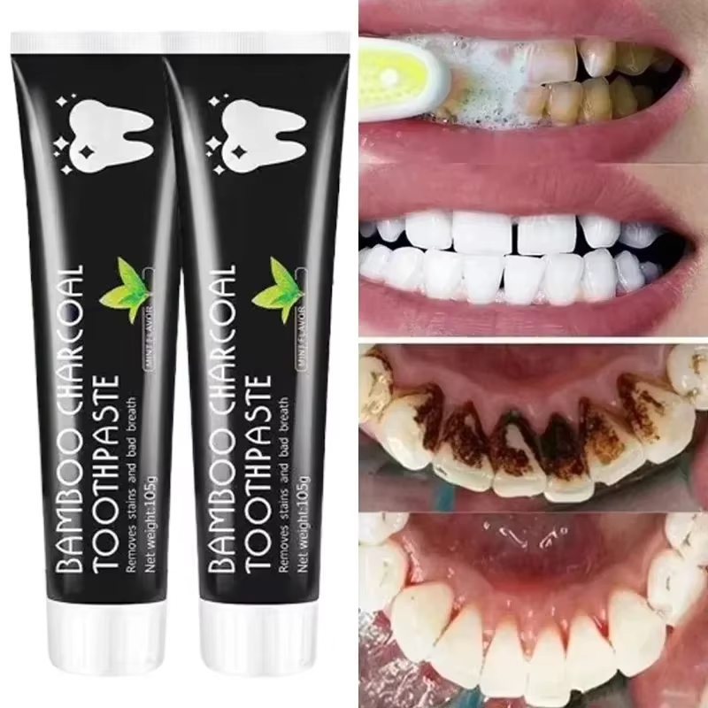 Teeth Whitening App - Whitening Toothpaste Bamboo Charcoal Toothpaste Adsorbs