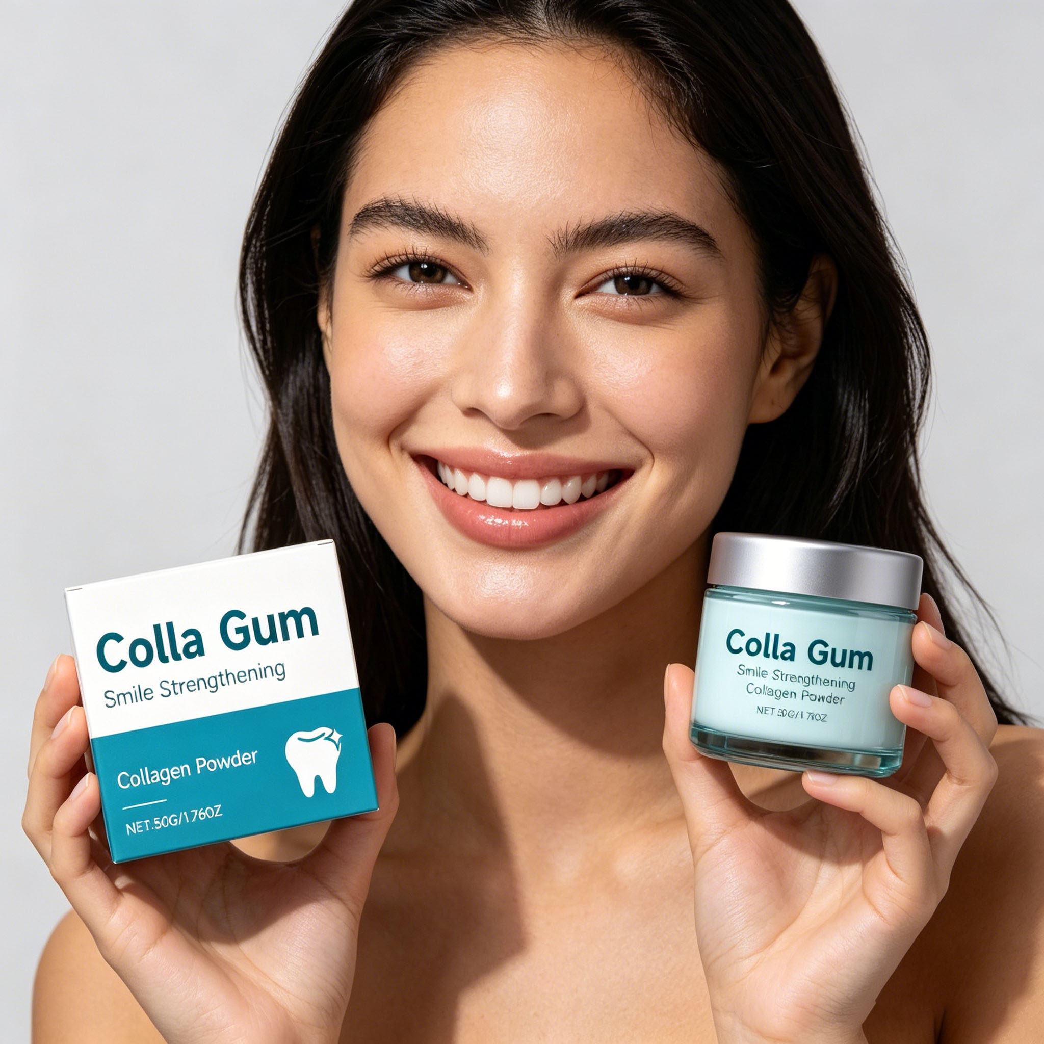 Teeth Whitening At Home - Collagen Whitening Tooth Powder Removal Tooth