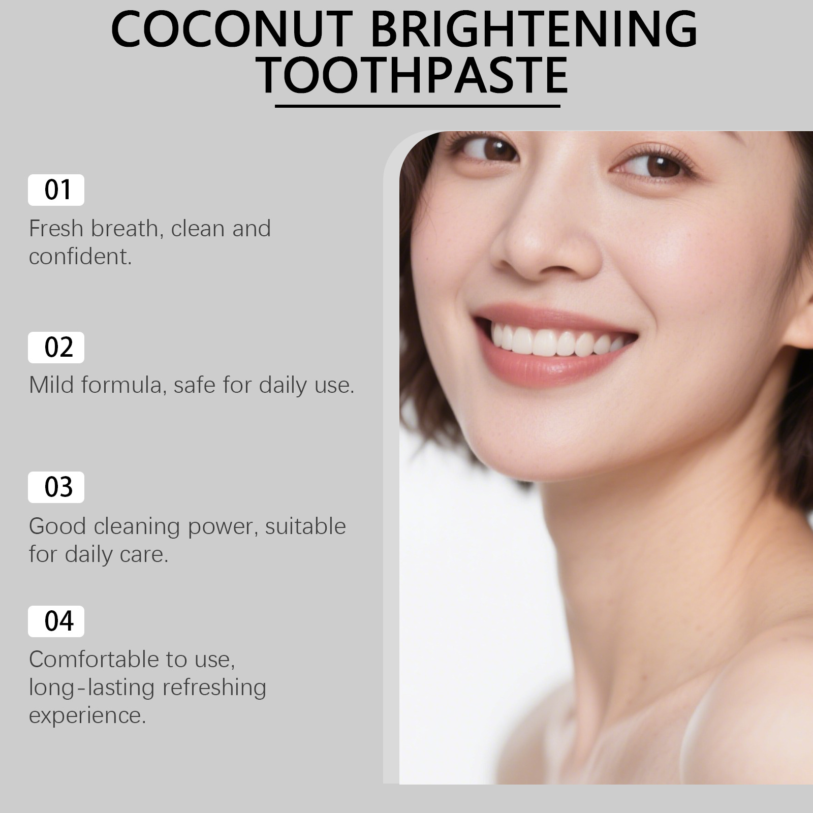 Oralhoe Coconut Toothpaste wit - Teeth Whitening Natural review and price