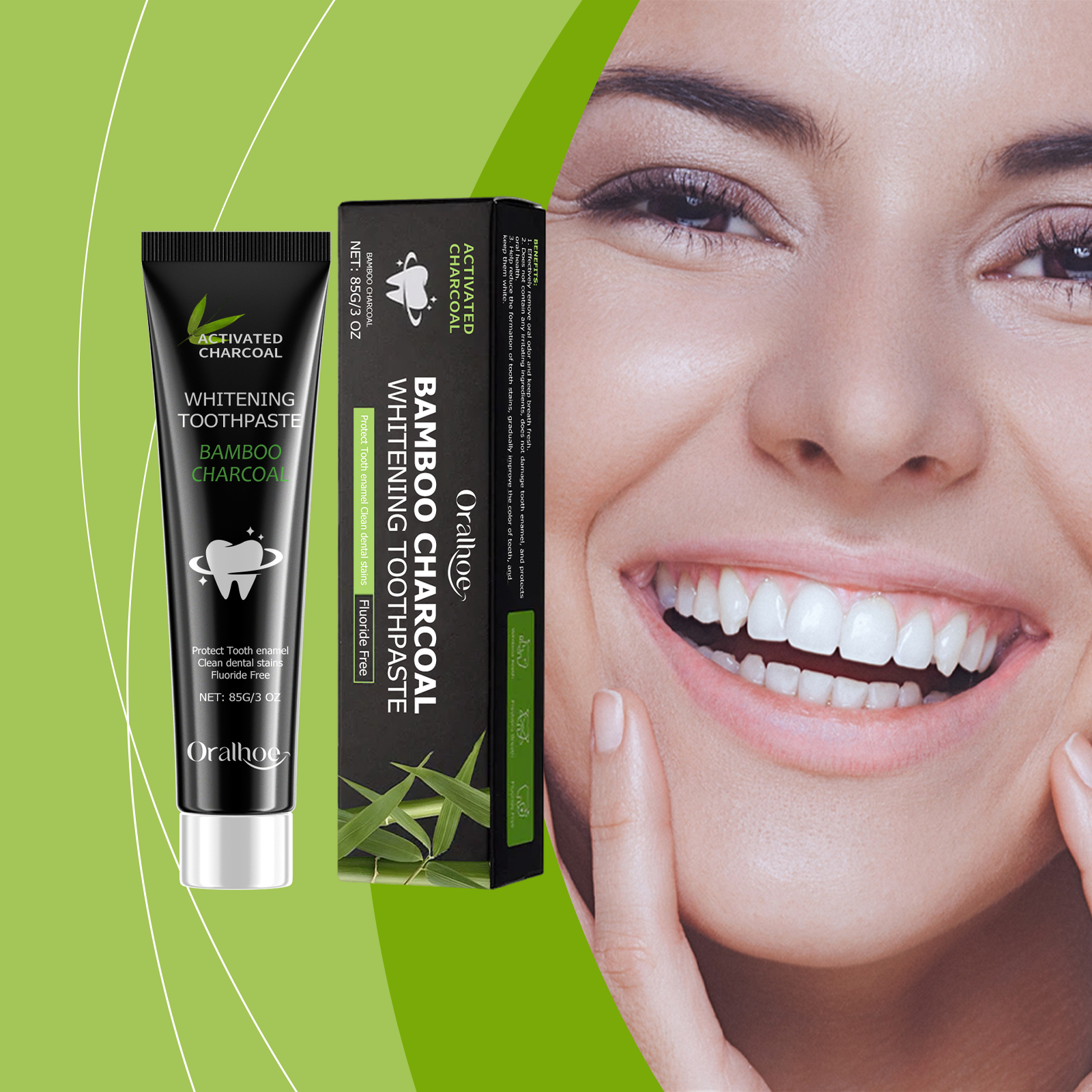 Bamboo Charcoal Deep Teeth Yel - Teeth Whitening Charcoal review and price