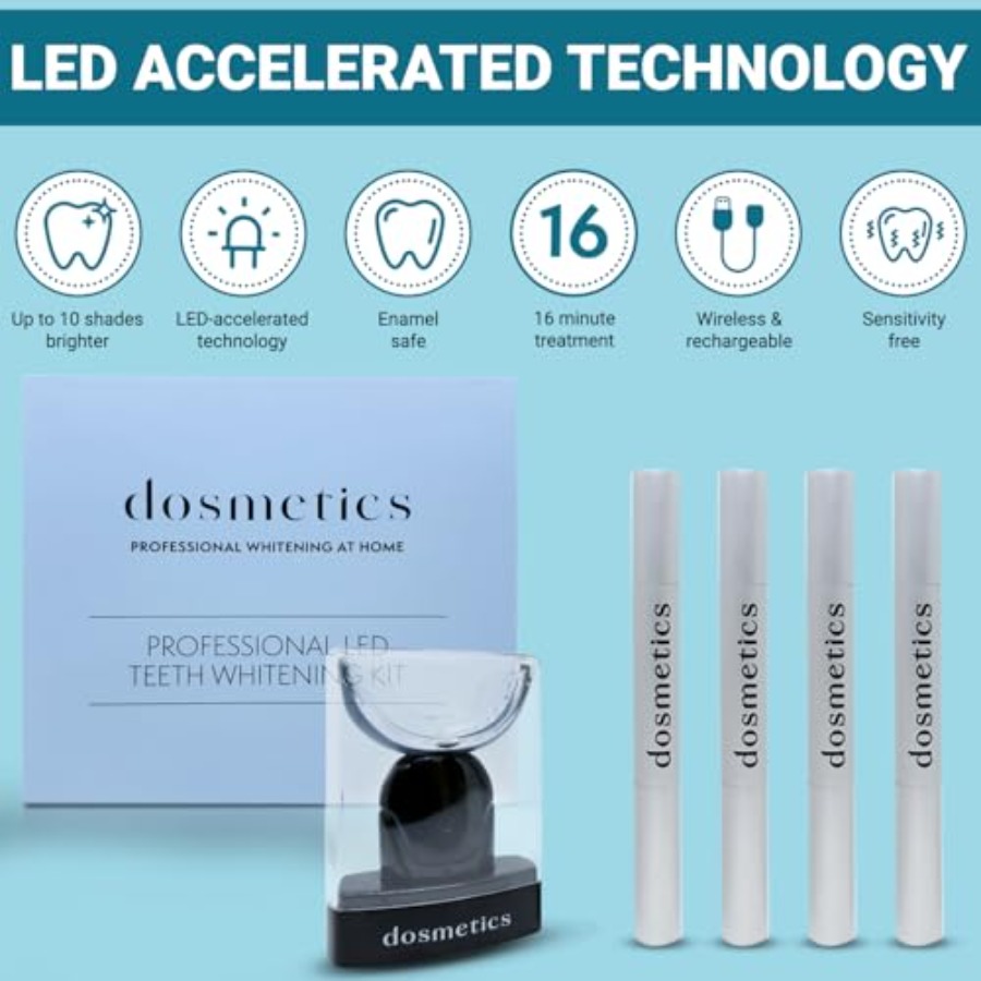 Teeth Whitening Kit with LED L - Teeth Whitening Gel Peroxide review and price