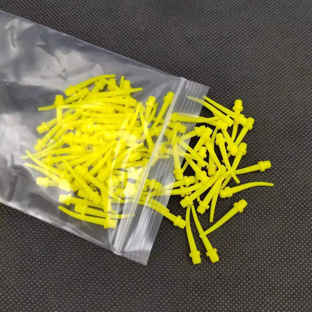 100Pcs/pack Dental Mixing Nozz - Teeth Whitening Gel Syringes review and price