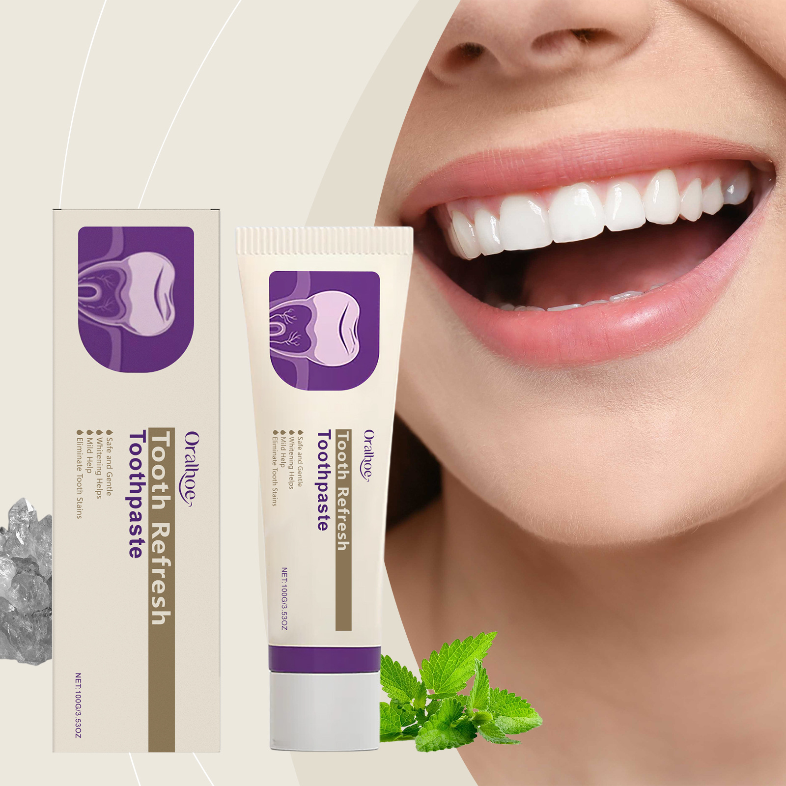 Teeth Refresh Toothpaste White - Teeth Whitening Natural review and price