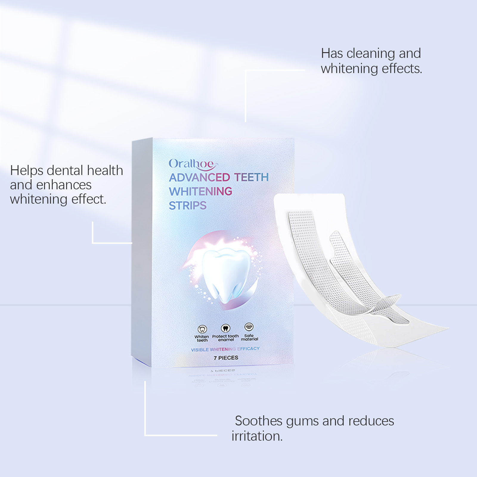 ORALHOE 7pcs Whitening Strips  - Teeth Whitening Or Tooth Whitening review and price