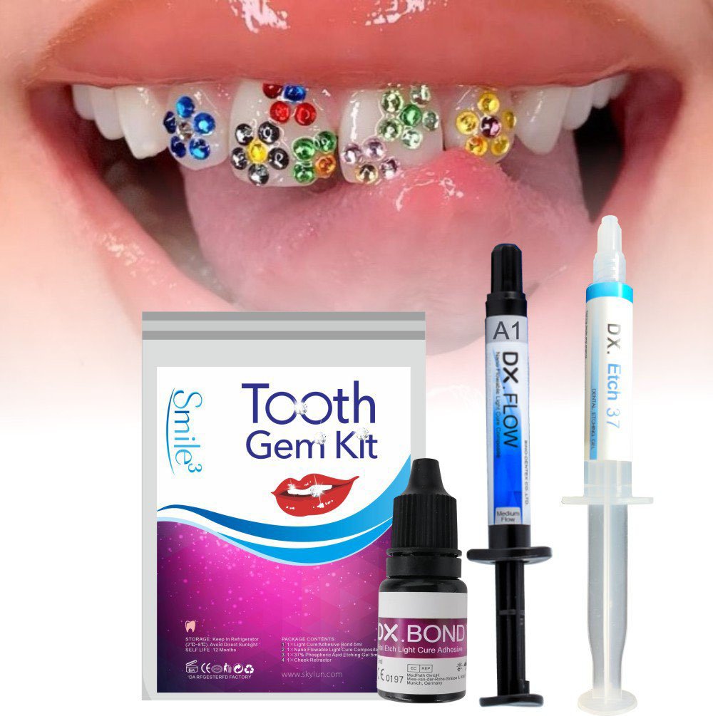 HOT Tooth Gem Kit Teeth Decora - Teeth Whitening App review and price