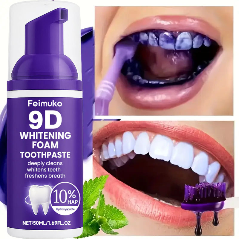 9D Purple Teeth Whitening Toot - Teeth Whitening Natural review and price
