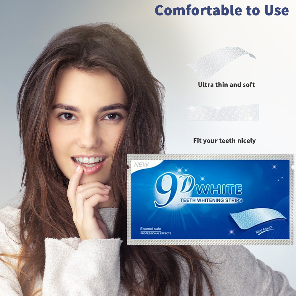 9D White Teeth Whitening Strip - Teeth Whitening At Home review and price