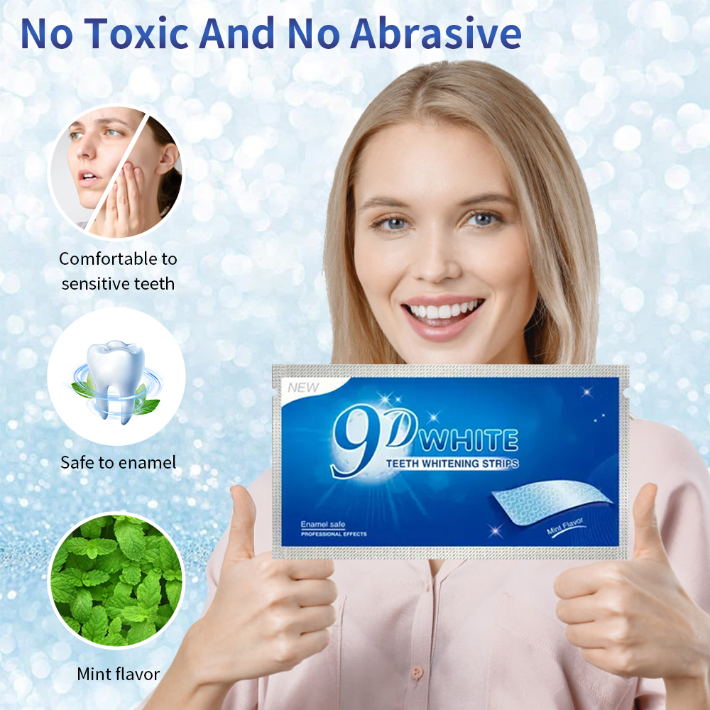 9D White Teeth Whitening Strip - Teeth Whitening At Home review and price