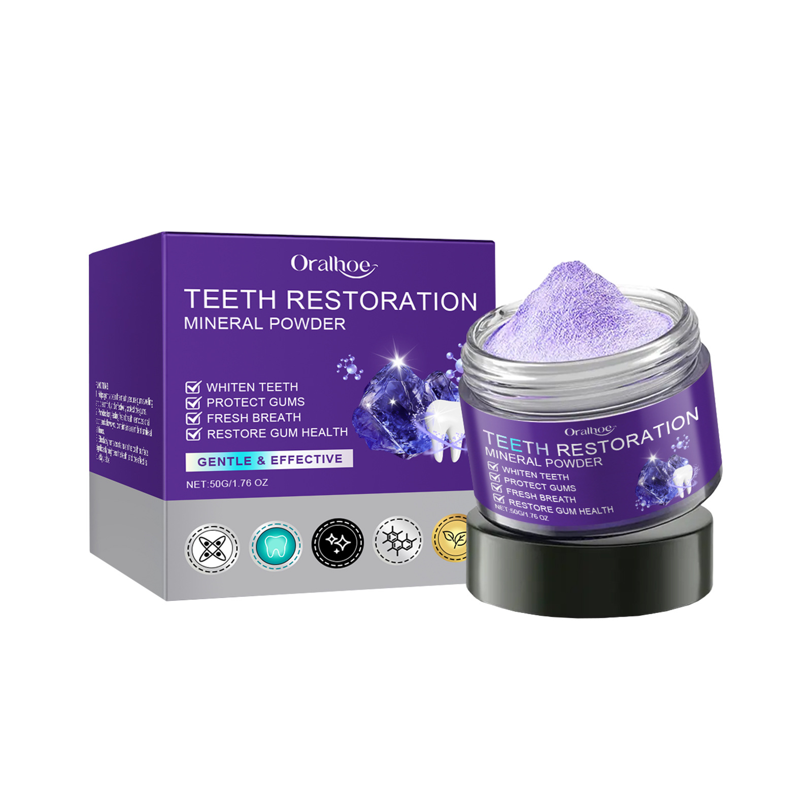 Teeth Restoration Mineral Powd - Teeth Whitening App review and price
