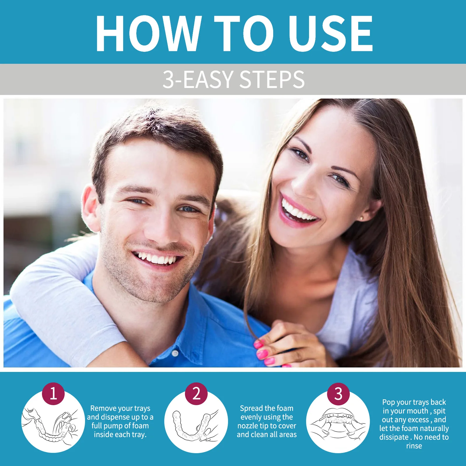 Aligner Denture Cleaner Foam D - Teeth Whitening Natural review and price
