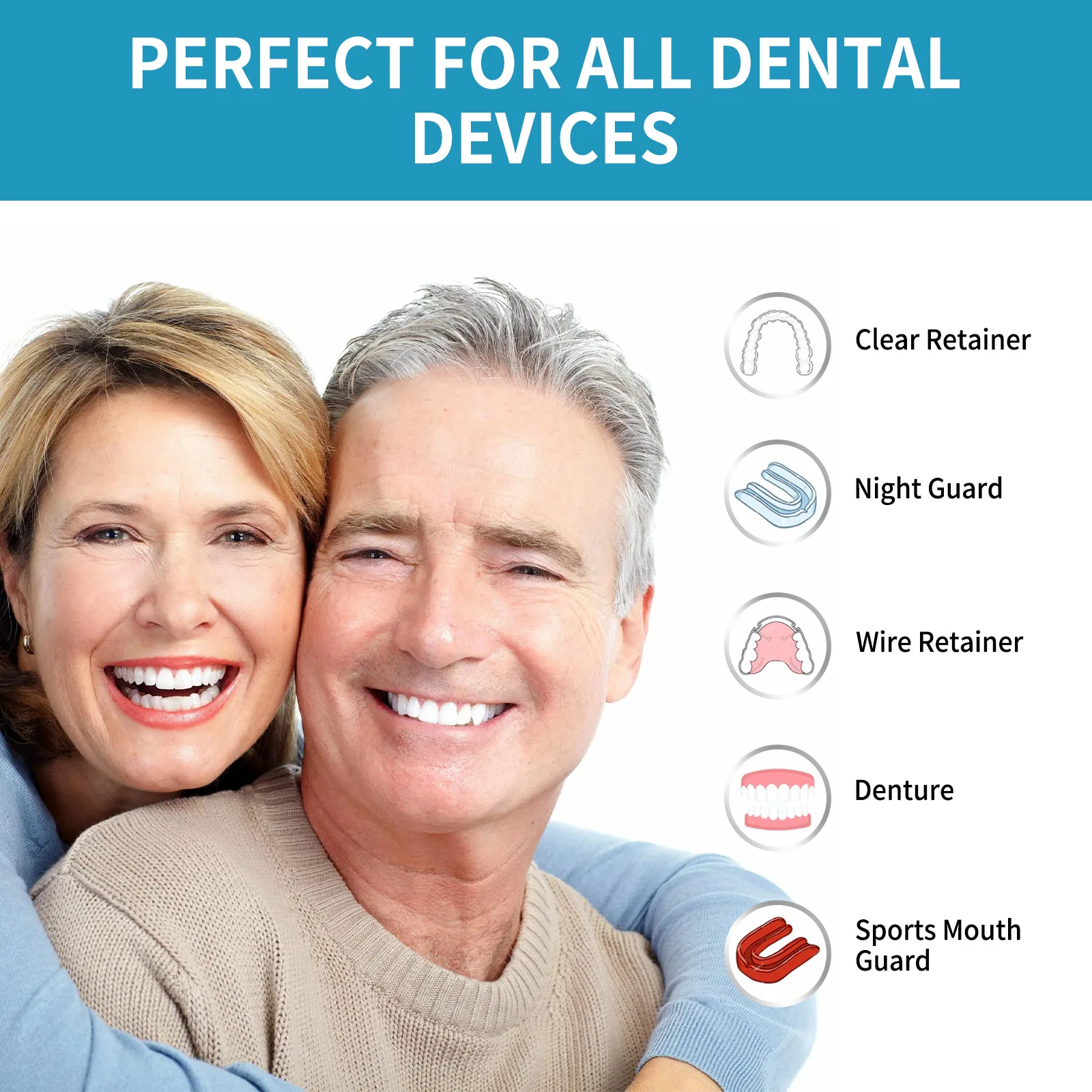 Aligner Denture Cleaner Foam D - Teeth Whitening Natural review and price