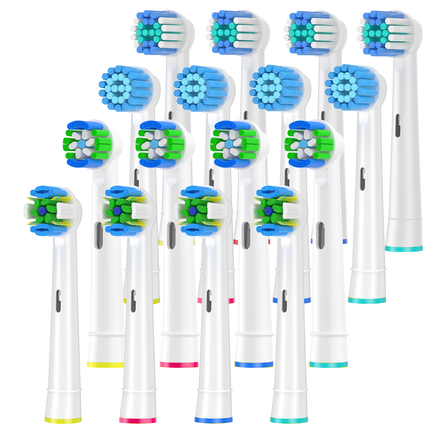 16Pack toothbrush Head Compati - Teeth Whitening Machine Professional review and price