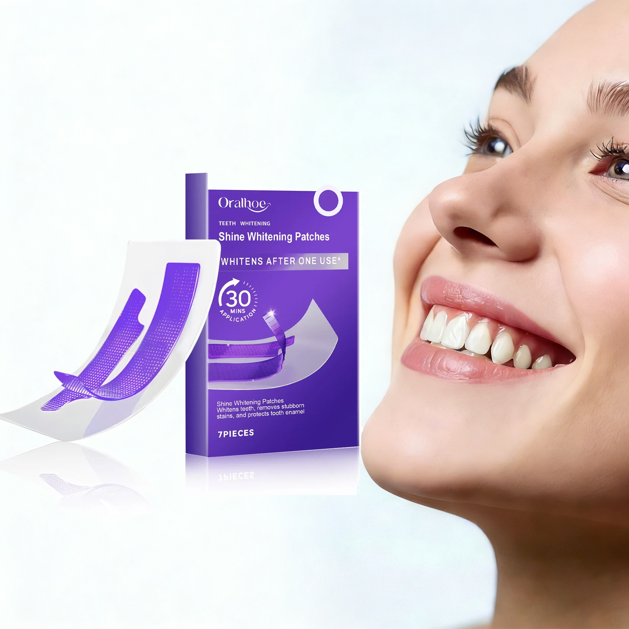 Purple Teeth Whitening Strips  - Teeth Whitening At Home review and price
