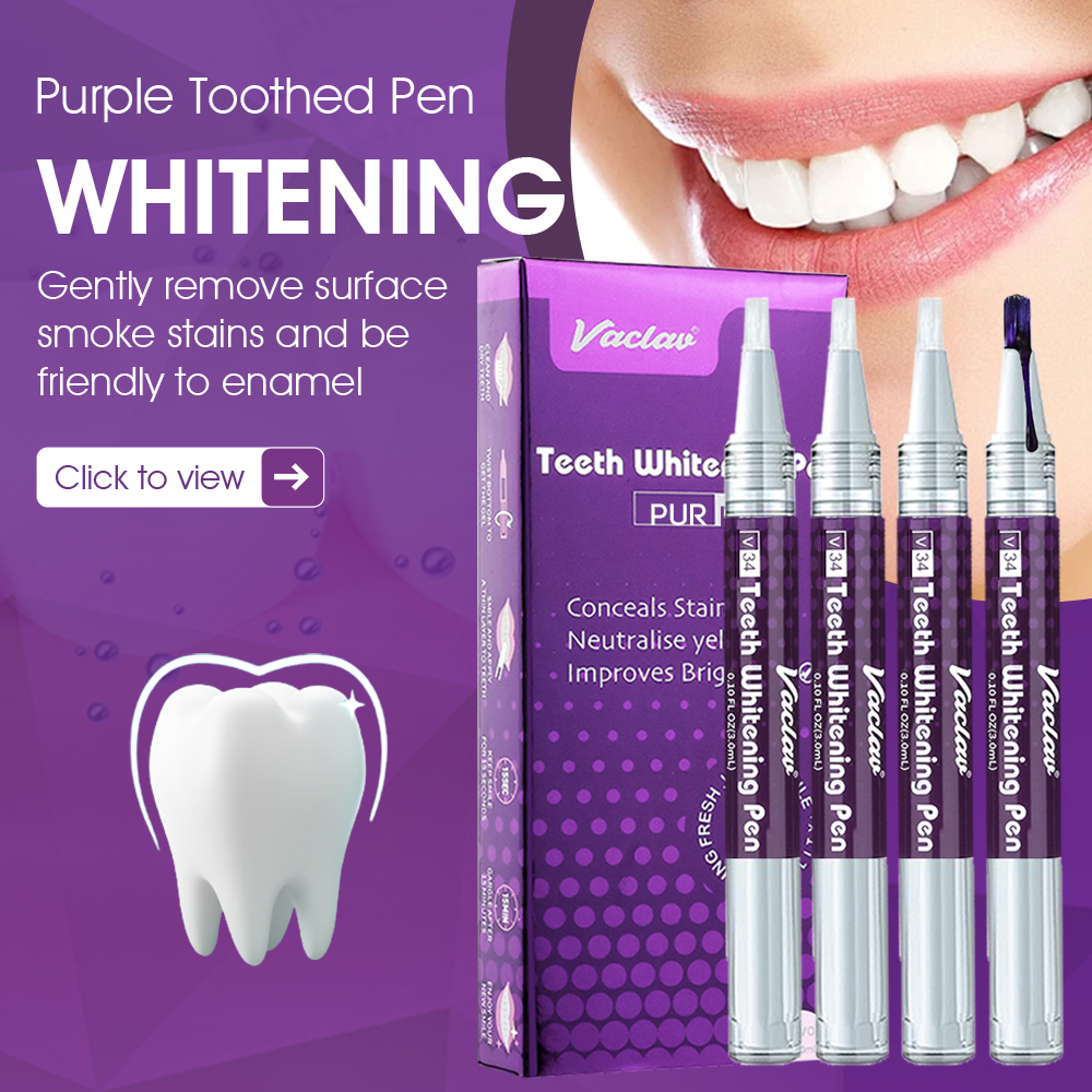 Vaclav V34 Purple teeth whiten - Teeth Whitening App review and price